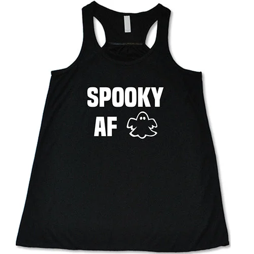 Women's shirt and tank for casual strolls -Spooky AF Shirt