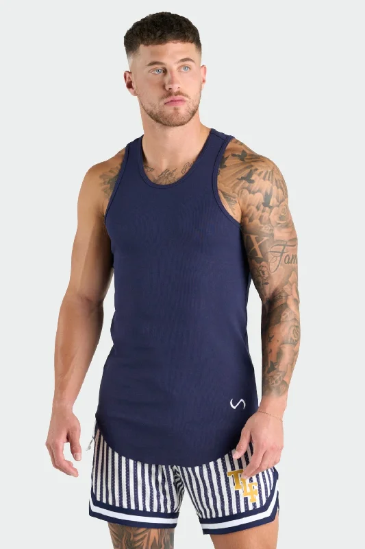 Men's Shirt/Tank matte-Icon Ribbed Relaxed Fit Tank