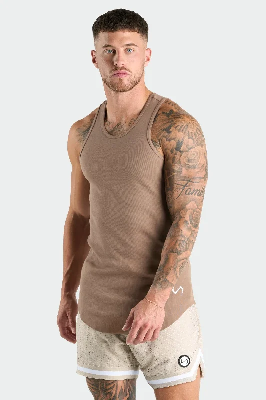 Men's Shirt/Tank soft feel-Icon Ribbed Relaxed Fit Tank