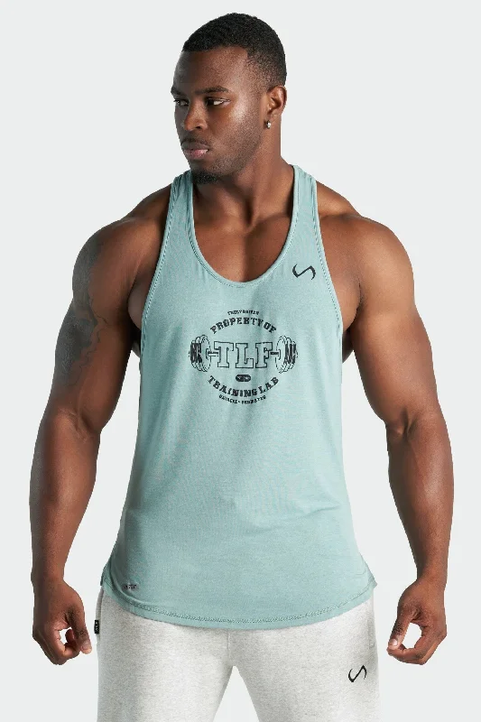 Men's Shirt/Tank white-Property of TLF Stringer Tank