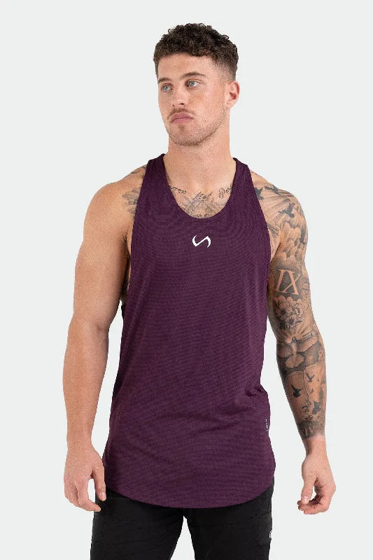 Men's Shirt/Tank purple-Reps Mesh Stringer Tank