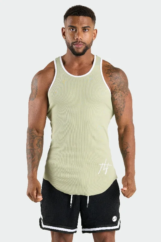 Men's Shirt/Tank metallic-TLF Ribbed Relaxed Fit Tank