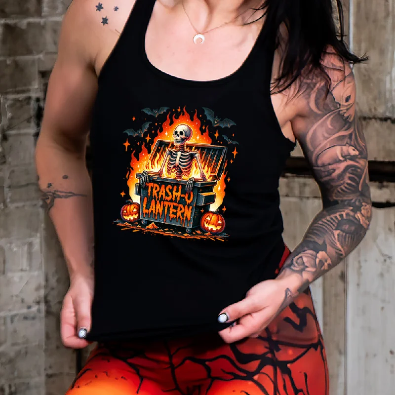 Women's shirt and tank with rose print -Trash-O Lantern Shirt