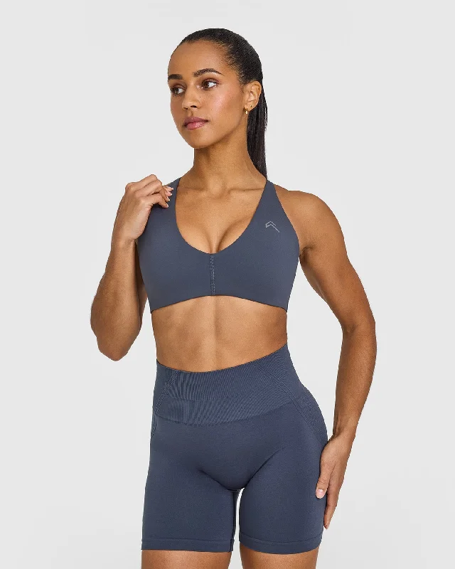 Sportswear tops for loyalty-Unified Micro Bralette | True Blue