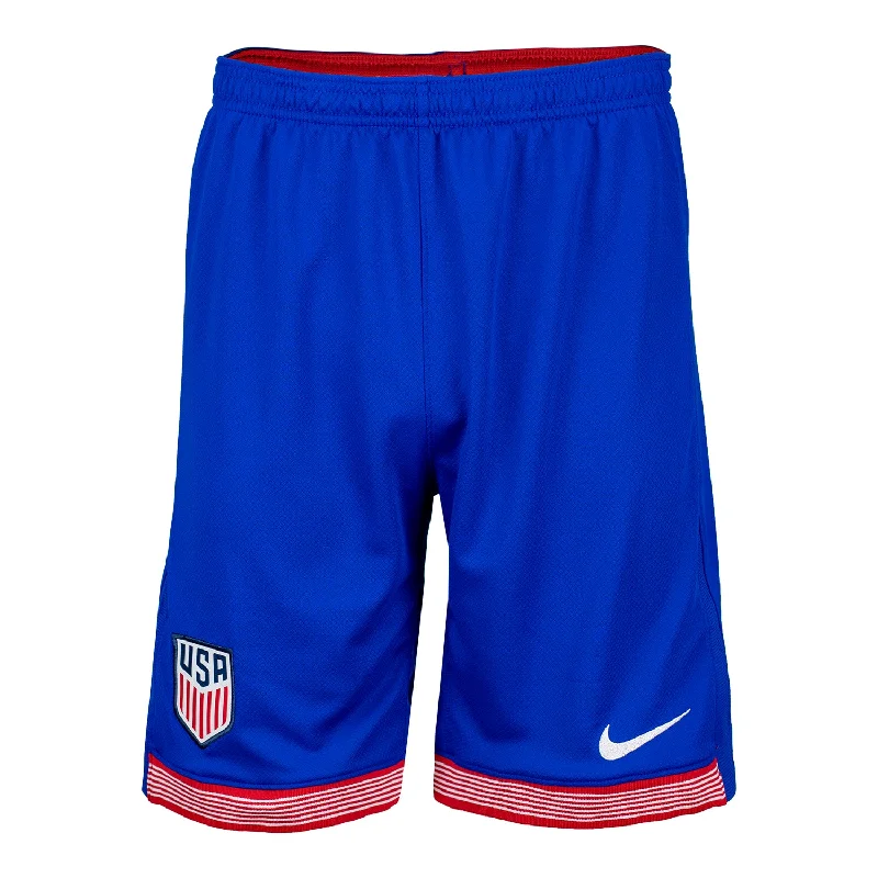 Shorts reliable-Youth Nike USA 2024 Stadium Home Blue Shorts