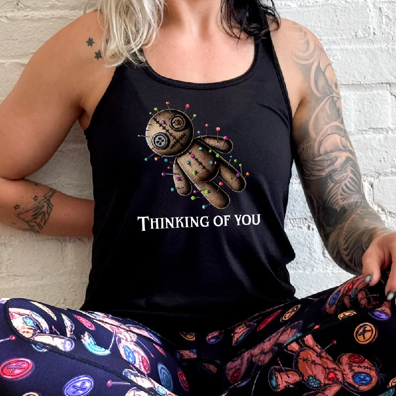 Women's shirt and tank with curved hem -Voodoo Thinking Of You Shirt