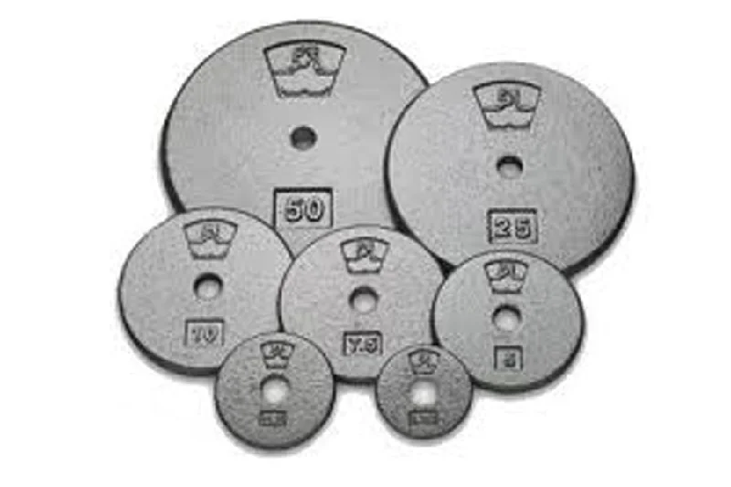 Warrior Cast Iron 1" Standard Weight Plates