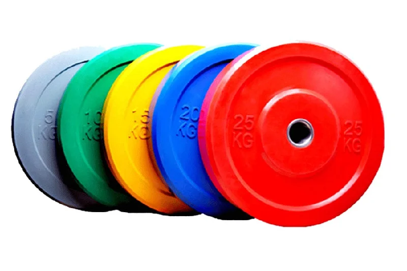 Warrior Olympic Color Bumper Plate Set (230lbs)