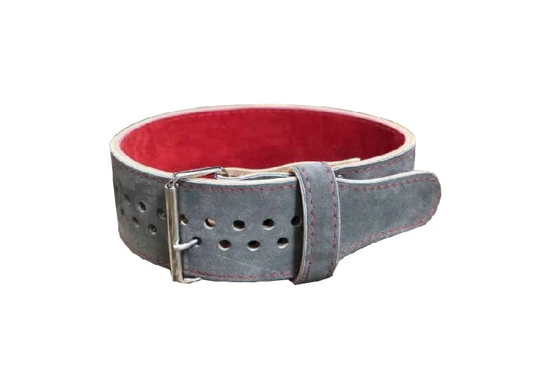 Warrior Prong Suede Weightlifting Belt (10mm) - Gray