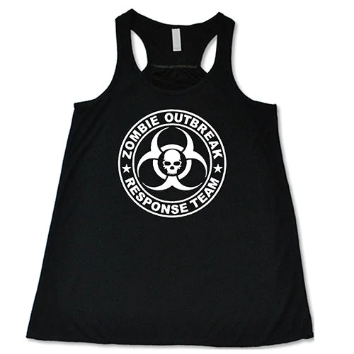 Women's shirt and tank for warm picnics -Zombie Outbreak Team Shirt