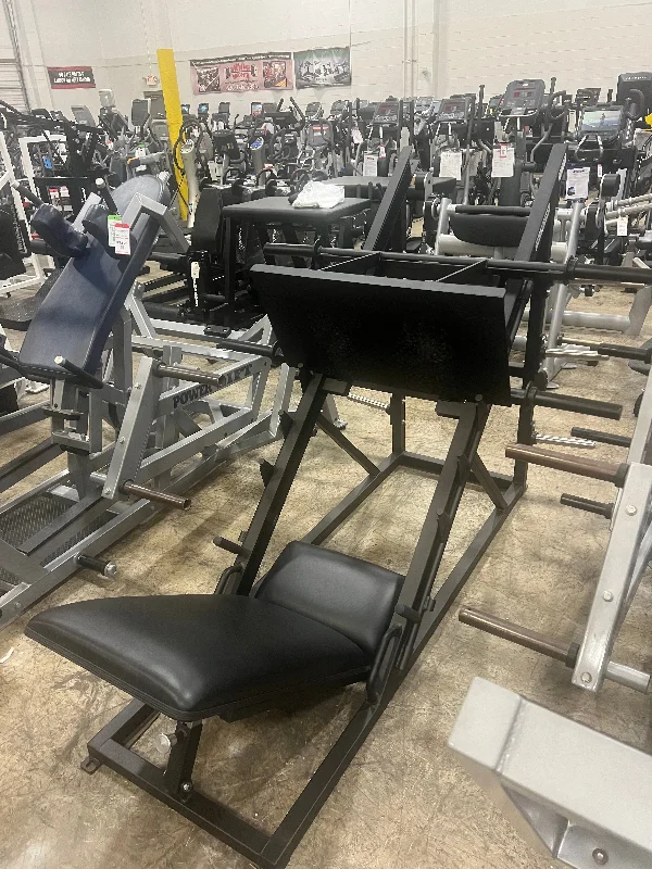 Leg Press Social-ProMaxima FW-20 Inverted Leg Press Black Frame Black Upholstery