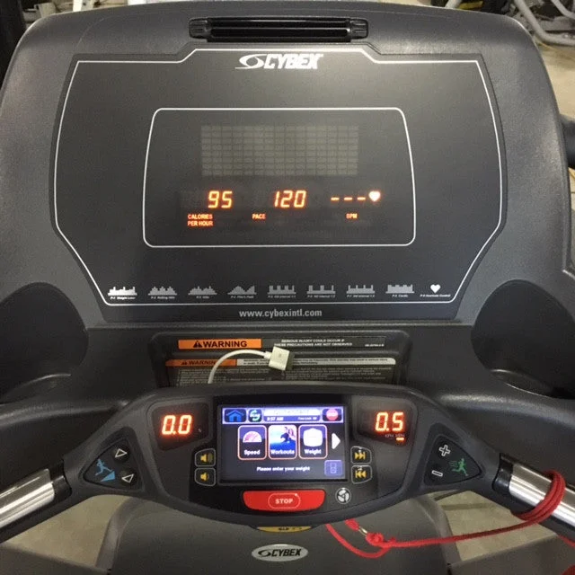 treadmill with low noise-Cybex 770 Treadmill LED Display (Refurbished)