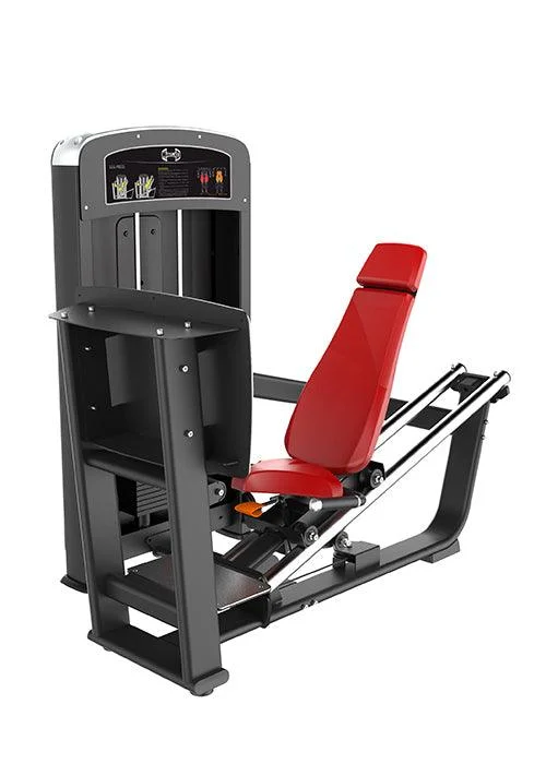 Leg Press Session-Elite Selectorized Leg Press - Muscle D Fitness - Commercial - Adjustable Seat - Pin Selectorized - Quads Glutes Workout