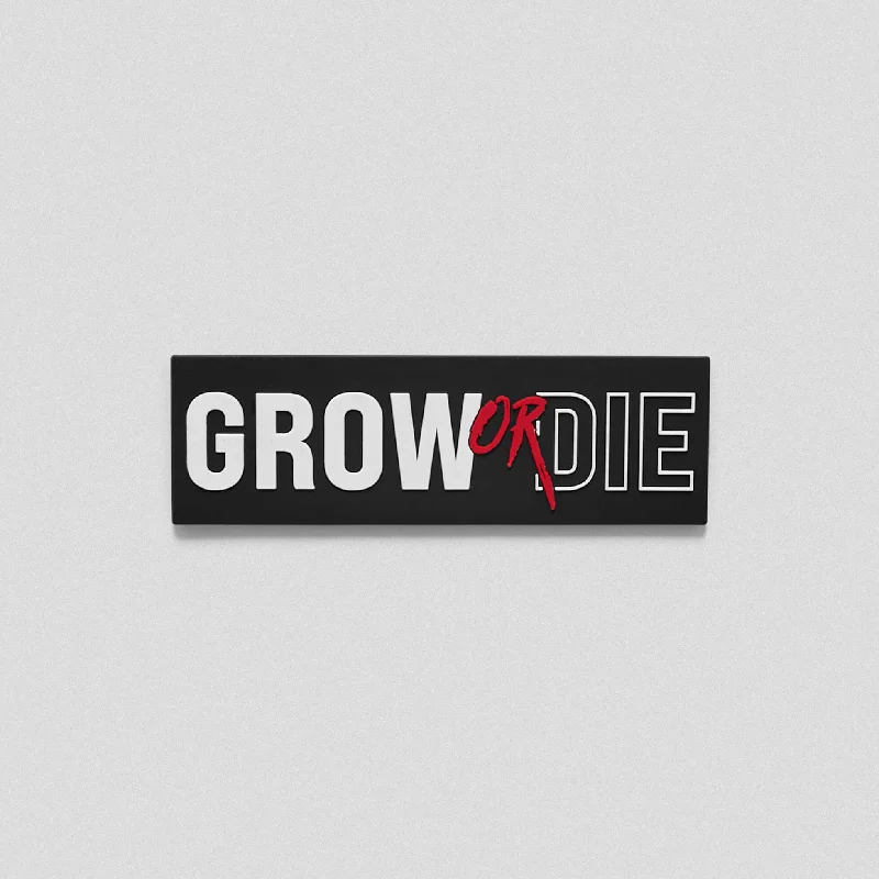 Coffee accessories-Grow Or Die Patch