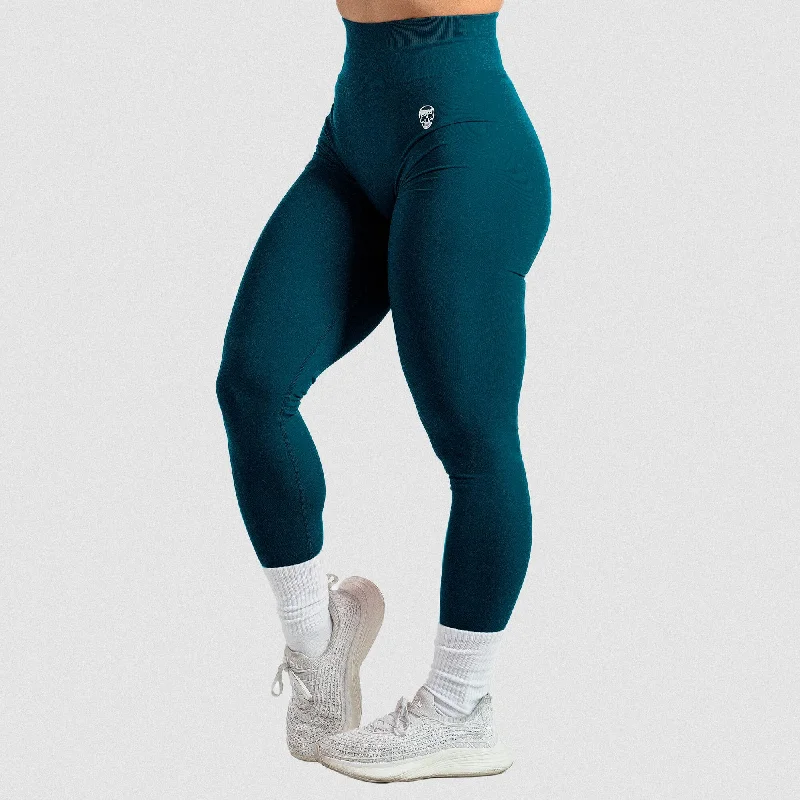 sports leggings for postpartum-Infinity Leggings - Emerald