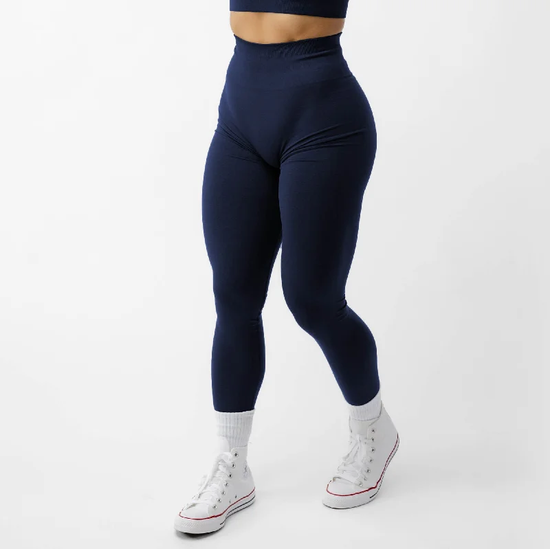 sports leggings for long runs-Legacy Leggings - Cobalt