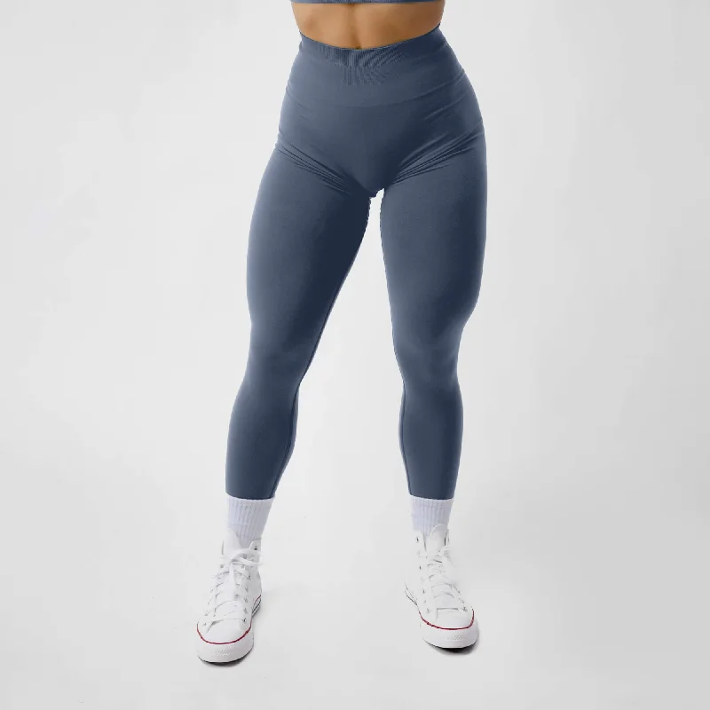 sports leggings packable-Legacy Leggings - Pale Blue