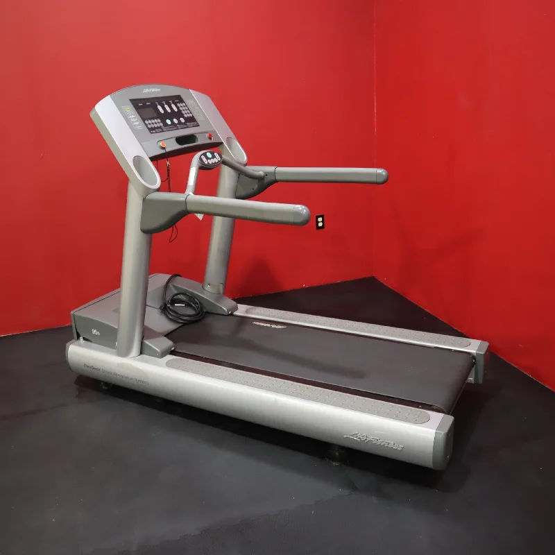 treadmill running for safety-Life Fitness 95Ti Treadmill (Used)