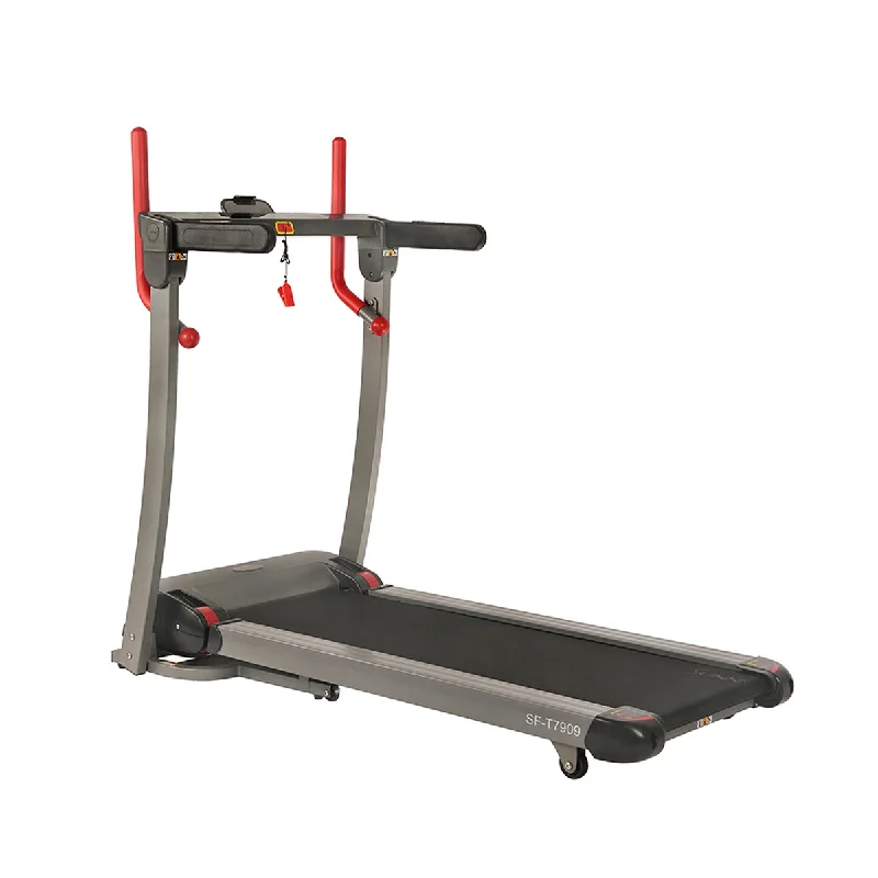 treadmill for cardio gains-Folding Electric Treadmill with 12 Level Auto Incline, LCD and Pulse Monitor- SF-T7909