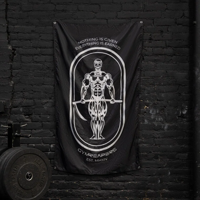 Cufflink accessories-Physique Motto Gym Flag