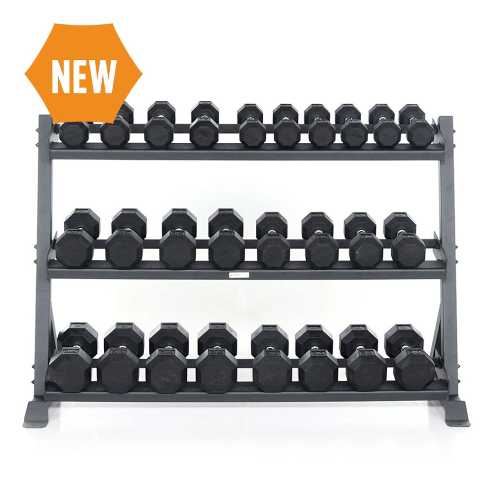 Boxing accessories-Power Systems Granite Series Horizontal Dumbbell Rack