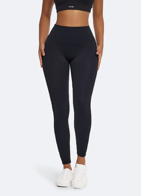 sports leggings UV protection-Push-Up Leggings with Back Pockets