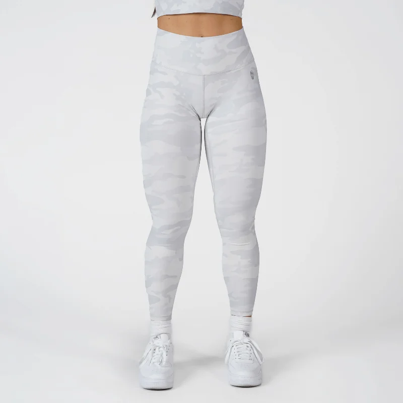 sports leggings training-Revive Leggings - White Camo