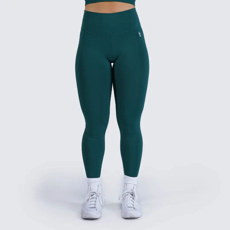 sports leggings for pilates-Revive Leggings - Emerald