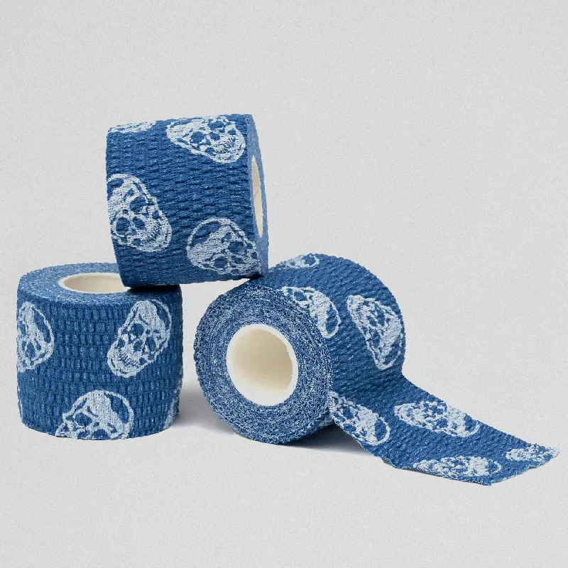 Bracelet accessories-Gymreapers Skull Tape - Navy