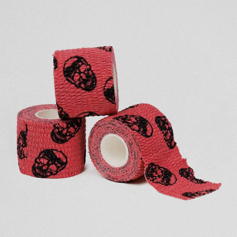 Ring accessories-Gymreapers Skull Tape - Red