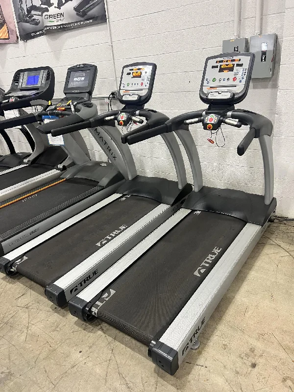 treadmill running for caution-True CS400 Treadmill with Emerge Console - Used