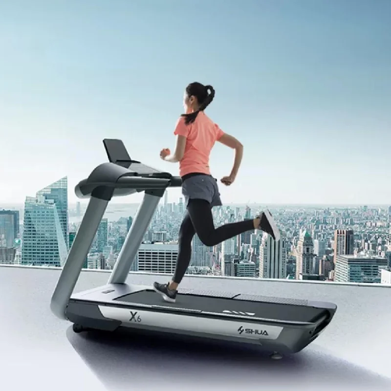 treadmill for light workouts-X6 Light Commerical Treadmill - Muscle D Fitness - LED Console - Cup Holder